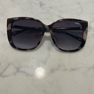 Quay Australia Brown Oversized Sunglasses